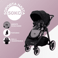 thumbnail image 2 of Carriola Para Bebé Aeiou Swiss Titanium Australia Acolchada Dark, 2 of 7