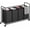 4 Bags Black, variant on Laundry Sorter 4 Section Hamper Sorter with Heavy Duty Lockable Rolling Wheels Removable Bags Basket Separator for Dirty Clothes Storage,Black