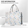 thumbnail image 3 of Large Capacity Tote Bag,Princess Pattern Handbag Fashion Luxury Tote Bag,15.7"x13"x 5.1" Inches,Laptop Compatible, 3 of 6