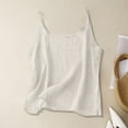 thumbnail image 2 of NIEWTR Summer Loose Round Neck Tank Top Sleeveless Strap T Shirt Women Womens Tank Summer Tank (M,A176-Beige), 2 of 6