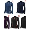 thumbnail image 5 of HOTWINTER Women’s Dry-Fit Athletic 1/4 Quarter Zip Pullover, Running Yoga Workout Long Sleeve Shirt, 5 of 5