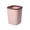 Pink, variant on Godderr Trash Can with Pressure Ring Thickened PPM aterial Square Trash Can Pink 8.3*10.6in