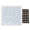 thumbnail image 1 of International chess set in matt polished crystal glass 25 x 25 cm, 1 checkerboard and 32 pieces, 1 of 4