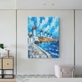 thumbnail image 6 of Gaeub Greek Island Windmills Painting Print Canvas Wall Art for Bathrooms Bedroom,Wall Decor,Framed Artwork for Wall,Modern Wall Decorations Prints Picture,Home Decor Wall Pictures 30" x 40", 6 of 8