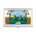 thumbnail image 1 of Costa Rica National Emblem Country Business Card Holder Case Pocket Box Wallet, 1 of 3