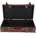 thumbnail image 4 of Storage Box, Storage Box Durable Collection Supplies Document Storage For Wooden Suitcase, 4 of 8