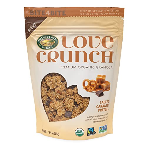 Love Crunch Organic Salted Caramel Pretzel Granola, 11.5 Ounce (Pack of