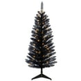 thumbnail image 5 of Makeatree 4 ft Black Halloween & Christmas Tree with 50 Lights，112 Branch Tips Mini Holiday Party Xmas Tree, 5 of 10
