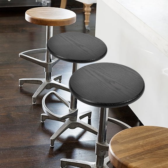 DEEPCRAFF Wood Round Stool Seat, Easy to Install, and Stylish Seating Solution for Home and Office