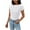 Womens Clothing White, variant on Womens Short Sleeve Shirts, Summer Tops for Women Casual Vintage Solid Color Loose Fit Crewneck Tees T-Shirts XS-L