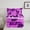 Purple, variant on Feelyou Dreamy Butterfly Purple Queen Comforter Set for Girl, Chic Sequin Print Bedding Sets, Fashion Princess Style Bedding Comforter Set, Luxury Bedroom Decor, 3pcs