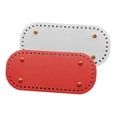 thumbnail image 1 of 2x Almohadilla inferior para bolsos de hombro DIY, accesorios para hacer bolsos cruzados, 52 agujeros Blanco + rojo, 1 of 9