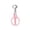 Pink, variant on Stainless Steel Egg Cutter Separator, Yellow Kitchen Tool for Quail and Bird Eggs, Manual Slicer Opener with Easy-Grip Handles for Cooking