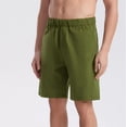 thumbnail image 2 of lcziwo Mens Gym Shorts Classic Fit Outdoor Trunks with Pockets Big and Tall Hiking Fishing Holiday Work Shorts Army Green L, 2 of 8