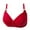 Red, variant on Darzheoy Wire-Free Bra for Women Comfortable Lace Breathable Bra Underwear No Rims Sports Bra 40/90BC