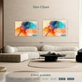 thumbnail image 4 of Elephant Stock Violin Color Blotches Wall Art - Horizontal Canvas Wall Art - Living Room Wall Decor - Music Canvas - Orange And Blue Decor - 48" x 32", 4 of 8