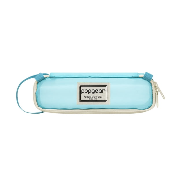 Lapicera Popgear, Color Azul, Con Cierre.