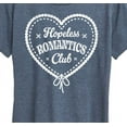 thumbnail image 3 of Instant Message - Hopeless Romantics Club - Women's Short Sleeve Graphic T-shirt, 3 of 6