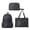 Black, variant on 3-in-1 Foldable Backpack, Lightweight Packable Travel & Tote Bag for Women