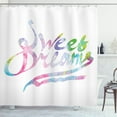 thumbnail image 1 of Ambesonne Saying Shower Curtain, Happiness Youth Themes, 69"Wx70"L, Multicolor, 1 of 3