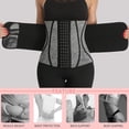 thumbnail image 4 of MANIFIQUE Waist Trainer for Women Shapewear Tummy Control Neoprene Workout 2 Belt With Hook 13 Steel Bones for Postpartum Gym, 4 of 7