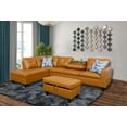 thumbnail image 4 of Ainehome Furniture Faux Leather Sectional Sofa, L-Shaped Living Room Couch Set (Ginger), 4 of 6