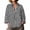 Black, variant on Idoravan Womens Button Down Shirt Oversized Womens 3/4 Sleeve Striped Button Down Shirt Fashion Women's Summer Striped Casual Turndown Collar Button 3/4 Sleeve Shirt