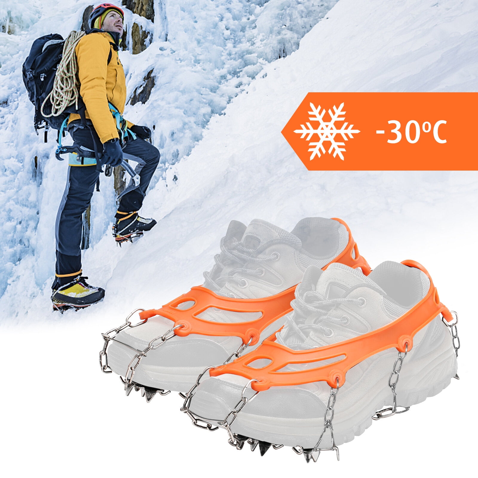 Crapons à Glace Pour Bottes Et Chaussures Pour Archer Sur La Neige Et La Glace - Chaussures