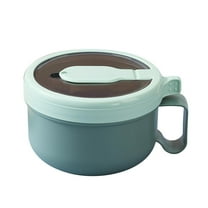 Easeky Microwave Ramen Bowl With Lid, Instant Noodle Soup Bowl - College Dorm Essentials