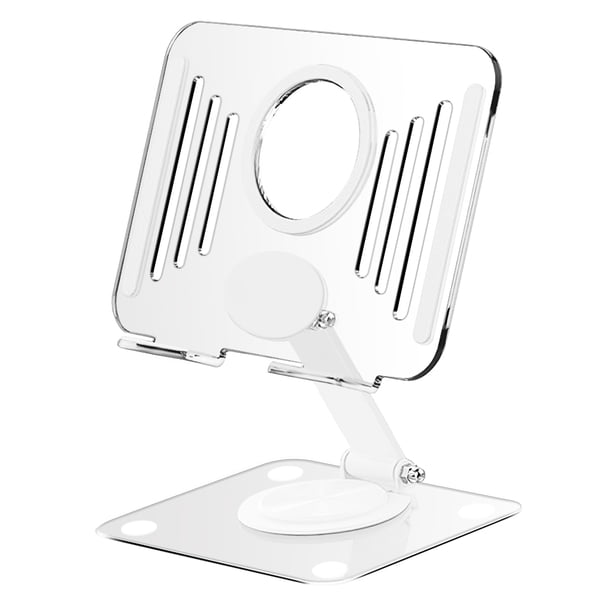 Soporte de escritorio acrílico plegable ajustable para Samsung Xiaomi Huawei hasta 13 pulgadas