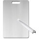 thumbnail image 1 of Cutting Board, Titanium Cutting Board, Chopping Board, Titanium Stainless Steel Chopping Board, Chopping Board Made of Titanium Stain, 1 of 5