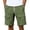 Army Green, variant on Nmnitkp Mens Shorts Waffle Knit Cargo Shorts Elastic Waist Drawstring Multi-Pocket Lightweight Breathable Casual Summer Athletic Shorts Khaki,L