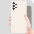thumbnail image 3 of For Samsung Galaxy A32 4G (EU Version) TPU Phone Case Straight Edge Microfiber Lining Design Cover, 3 of 5