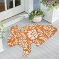 thumbnail image 2 of Easter Welcome Doormat Bunny Mat Rabbit Mat Non-Slip Easter Bunny Doormat Rabbit Shape Mats with Pattern Coir Doormat Spring Front Door Mat for Home Decor Easter Decorations Outdoor Mat, 2 of 6