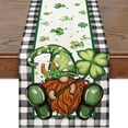 thumbnail image 1 of Fwttom St. Patrick's Day Table Flag Four-Leaf Table Flag Decorative Table Cloth Linen Table Cloth, 1 of 5