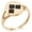 Rose Gold, variant on Stainless Steel Saito II Samurai Crest Minimalist Oval Top Polished Statement Signet Ring