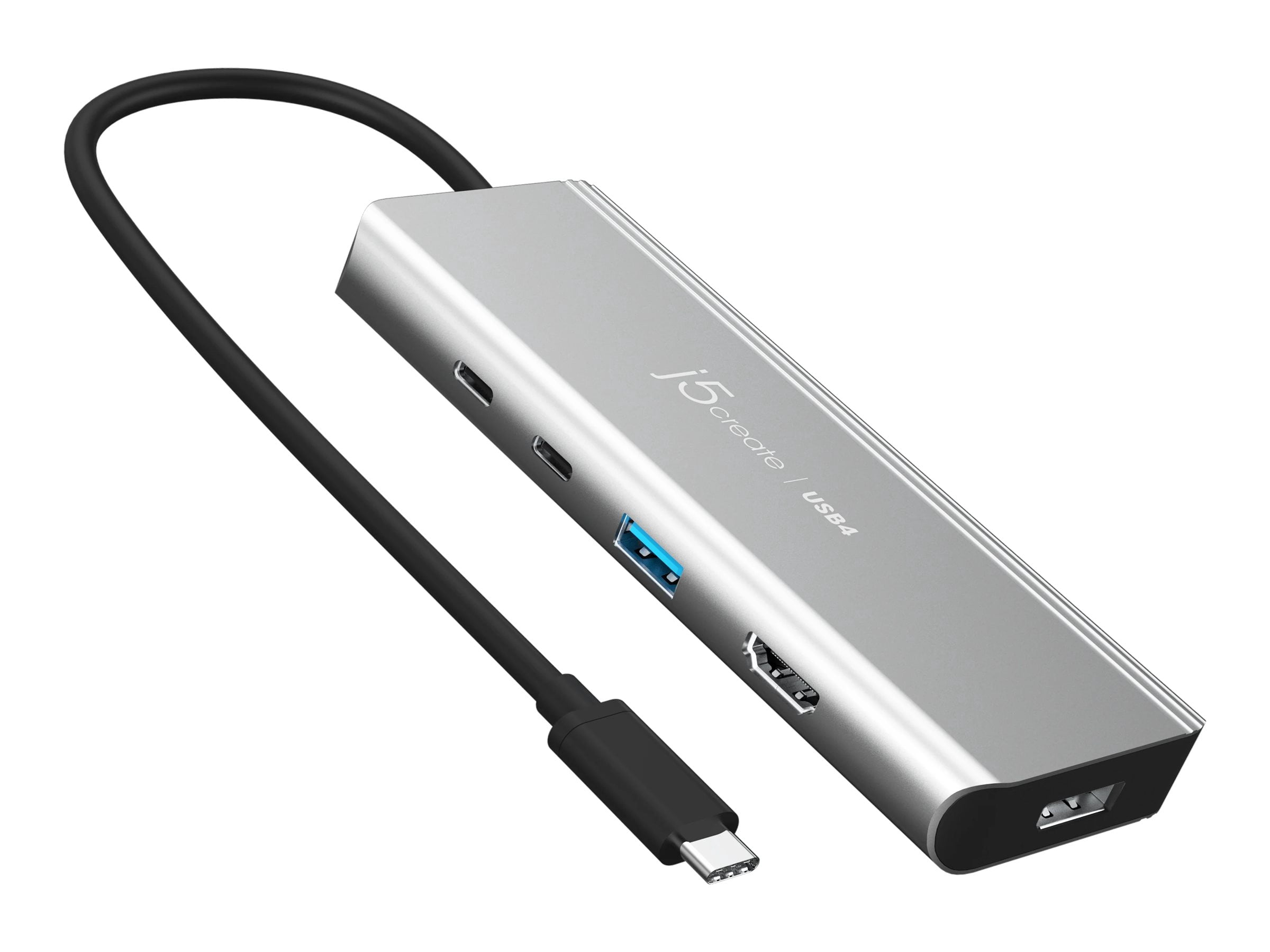 j5create JCD401 - Docking station - USB4 / Thunderbolt 4 - HDMI, DP, USB-C