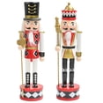 thumbnail image 1 of 2 figuras de soldado cascanueces de 30 cm para estantería navideña. Estilo D, 1 of 9
