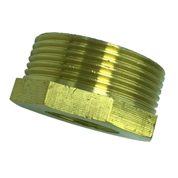 Adaptador de rosca macho a hembra de latón macizo DN40 x DN40 x DN20