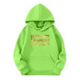 thumbnail image 4 of Moonsky Sudadera con capucha y cordón HUNTRX, estampado de grupo de chicas coreanas, jersey corto, suave y cómodo, top de manga larga para primavera y otoño. Verde 150, 4 of 4