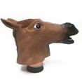 thumbnail image 2 of Nuevos productos en 2023, Máscaras de cabeza de caballo realistas, melena de piel de cabeza completa, accesorios de película espeluznante de látex para disfraz de fiesta de Hallowe, 2 of 3