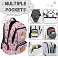 thumbnail image 7 of Bulopur Capybara Kids Backpack for Girls Cute School Bag Lightweight/Breathable/Durable/Waterproof Multi-Pocket Book Bag for Kids, 7 of 7