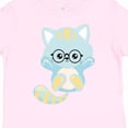 thumbnail image 4 of Inktastic Blue Cat, Cute Cat, Little Cat, Kitten, Eyeglasses Boys Toddler T-Shirt, 4 of 5