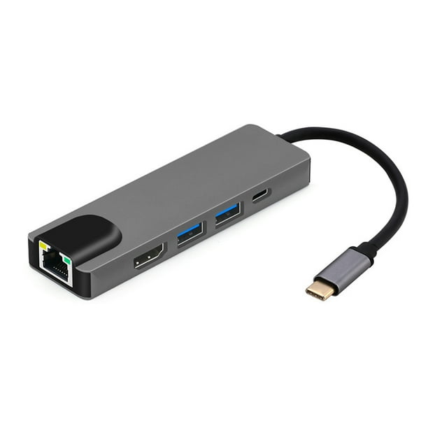 GoldCherry USB C Hub,5in1 Multiport Adapter for MacBook Air,MacBook