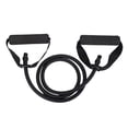thumbnail image 1 of Elastic Fitness Tubes Exercise Cords Yoga Pull Rope Rubber Exercise Resistance Bands Workout Bands with Door Anchor Handles (Black), 1 of 9