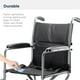 thumbnail image 4 of Silla de ruedas de transporte plegable y ligera Drive Medical TR39E-SV con reposapiés abatible, color plateado, 4 of 5