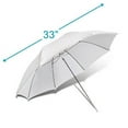 thumbnail image 4 of OULII 2Pcs Portable Photography Light Umbrella White Metal Plug Translucent Flash for Studio Use, 4 of 4