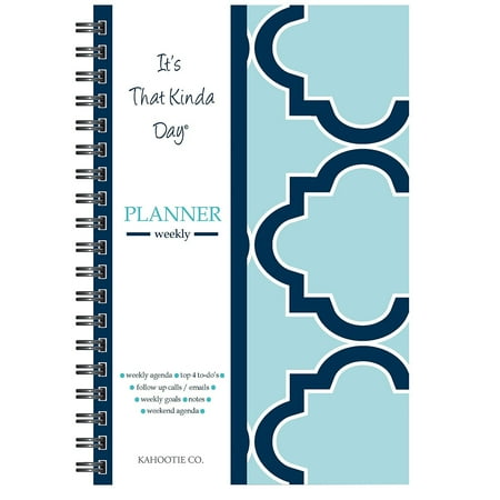 UPC: 0893032002889 | Kahootie Co. Kahootie Co Weekly Planner 6 x 9 Teal (ITKWT)