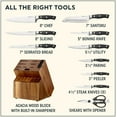 thumbnail image 2 of Chicago Cutlery Insignia Classic 18-piece Block Set with Built-in Sharpener, 2 of 6