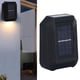 thumbnail image 3 of Apuakthei Luces solares de pared para exteriores, lámpara exterior, 6 LED, protección IP65, para decoración al aire libre, jardín, patio, luz cálida, 3 of 8